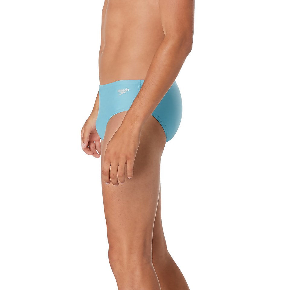 Men's Solid One Brief Blue