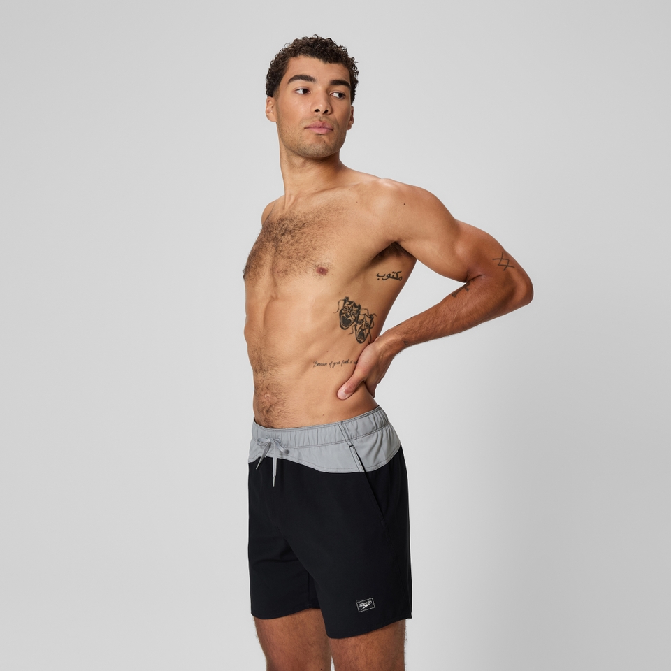 Maillot de bain Marina Flex 17 po pour hommes, noir
