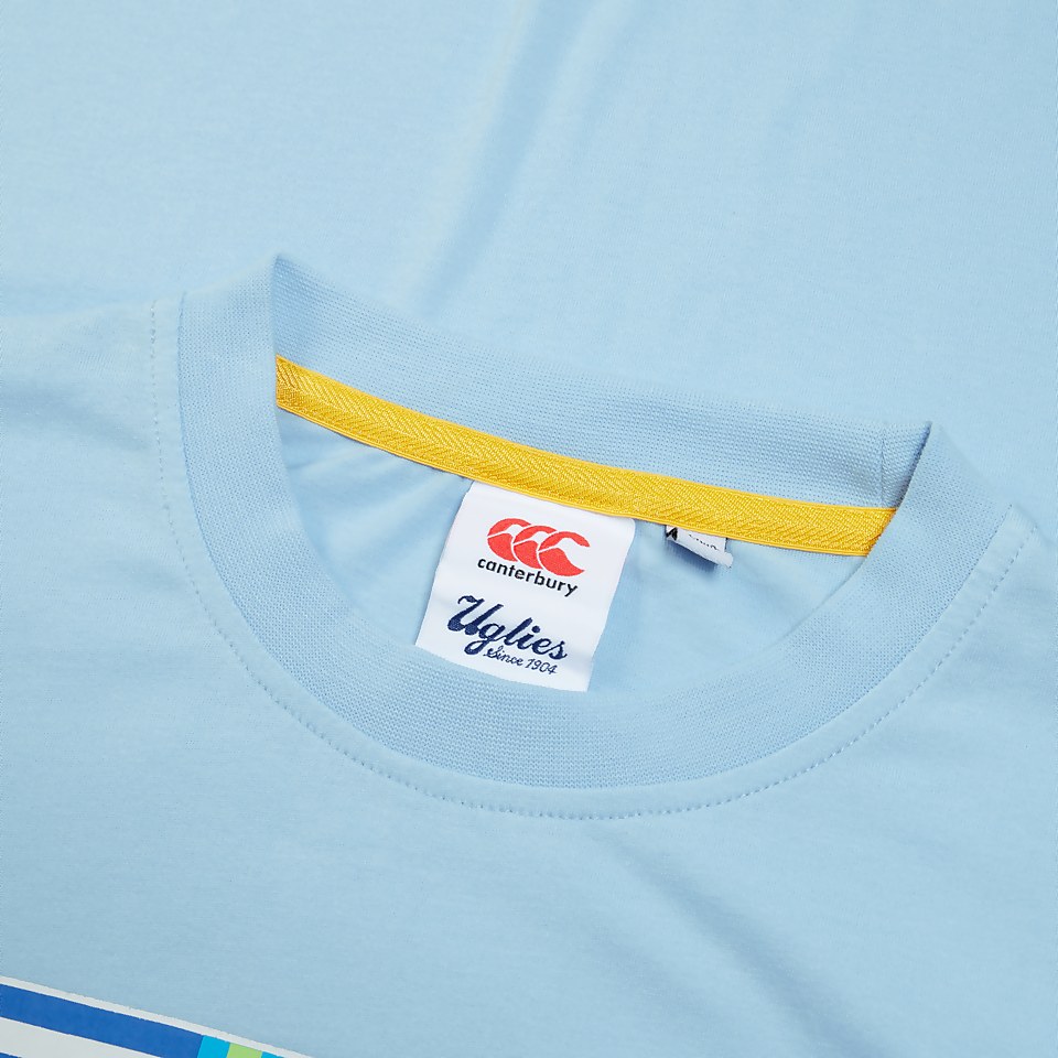 JUNIOR UNISEX UGLIES SHORT SLEEVE T-SHIRT BLUE