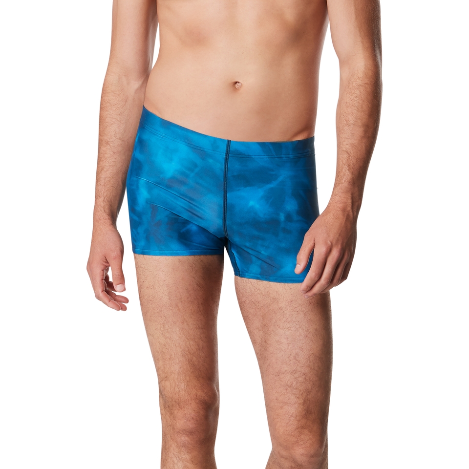 Men's Printed Square Leg Blue