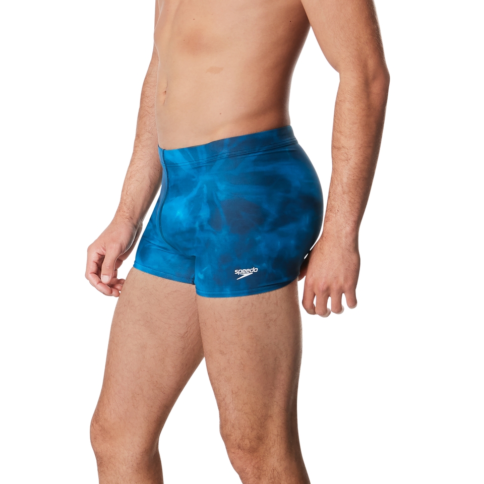 Men's Printed Square Leg Blue