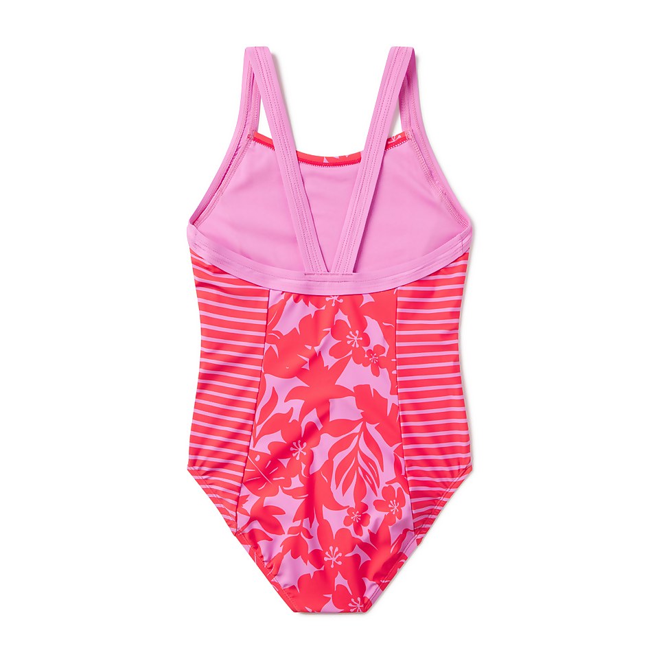 Printed Block One Piece