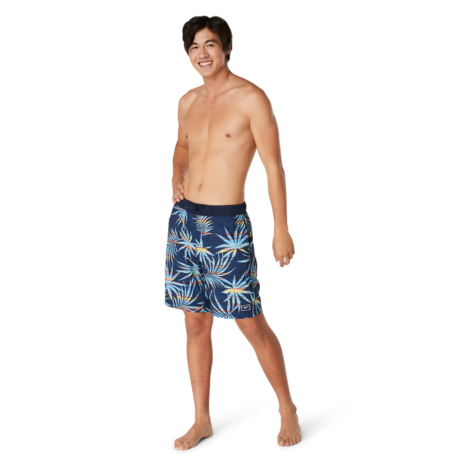 Men's Printed Bondi Boardshort 20" Navy