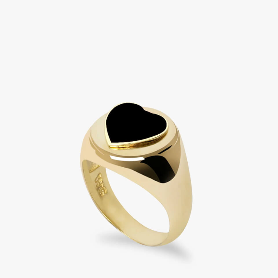 Wilhelmina Garcia Gold-Plated Silver Heart Ring