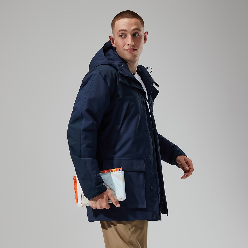 Breccan Isolierter Parka für Herren - Dunkelblua