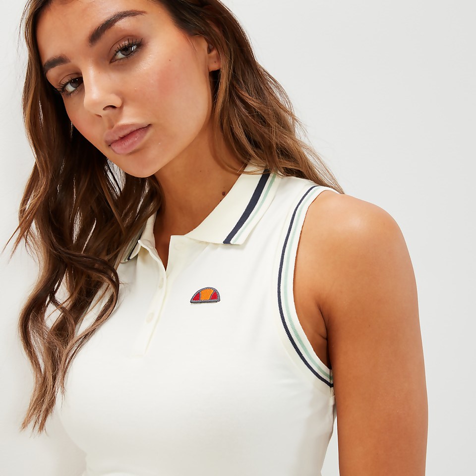 Women's Villati Crop Vest Off White
