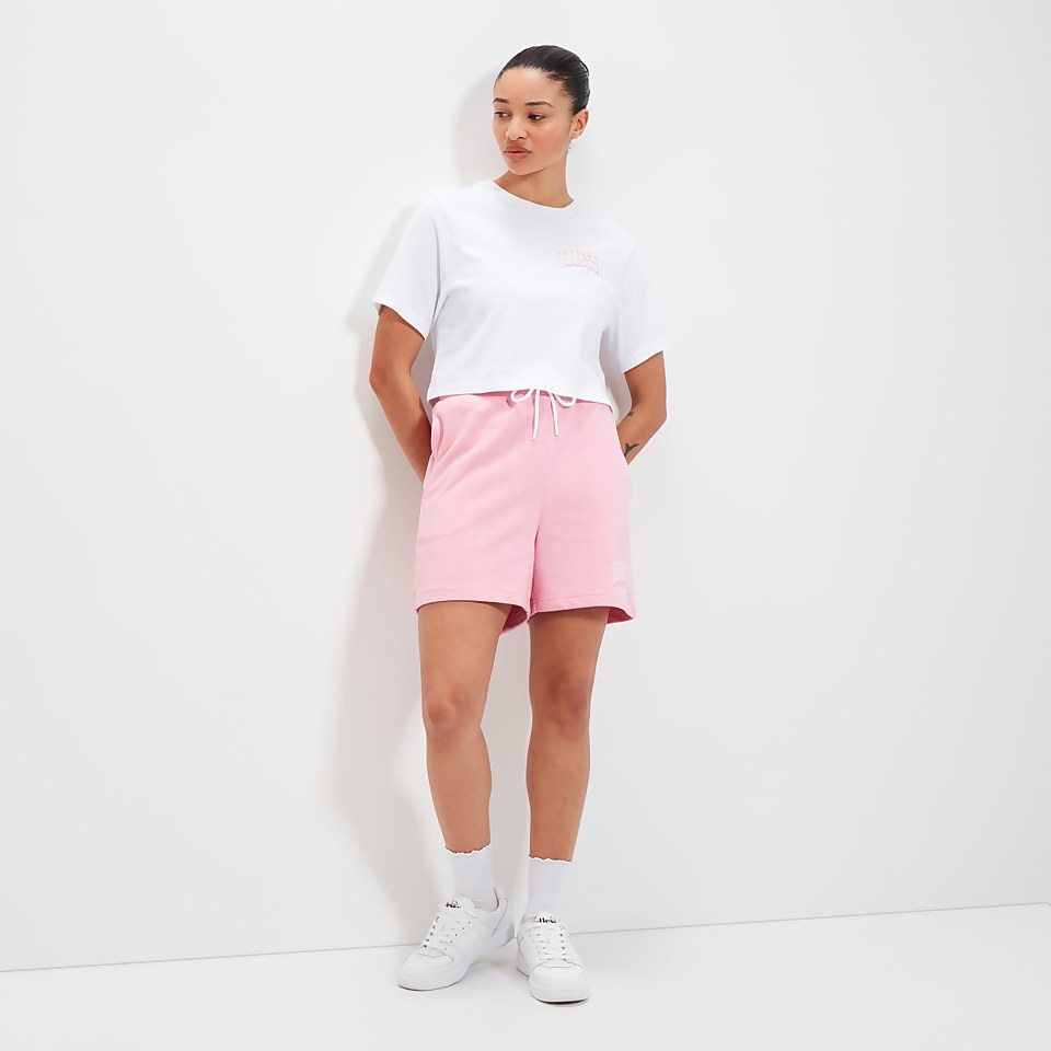 Crop T-Shirt Beneventi Weiß für Damen