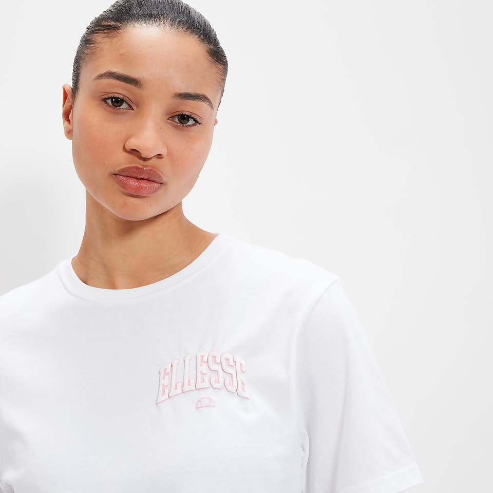 Crop T-Shirt Beneventi Weiß für Damen