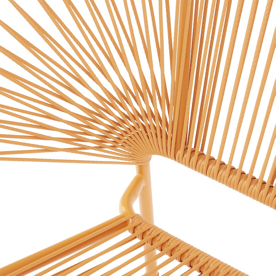 Acapulco Adult Garden Chair Yellow Homebase