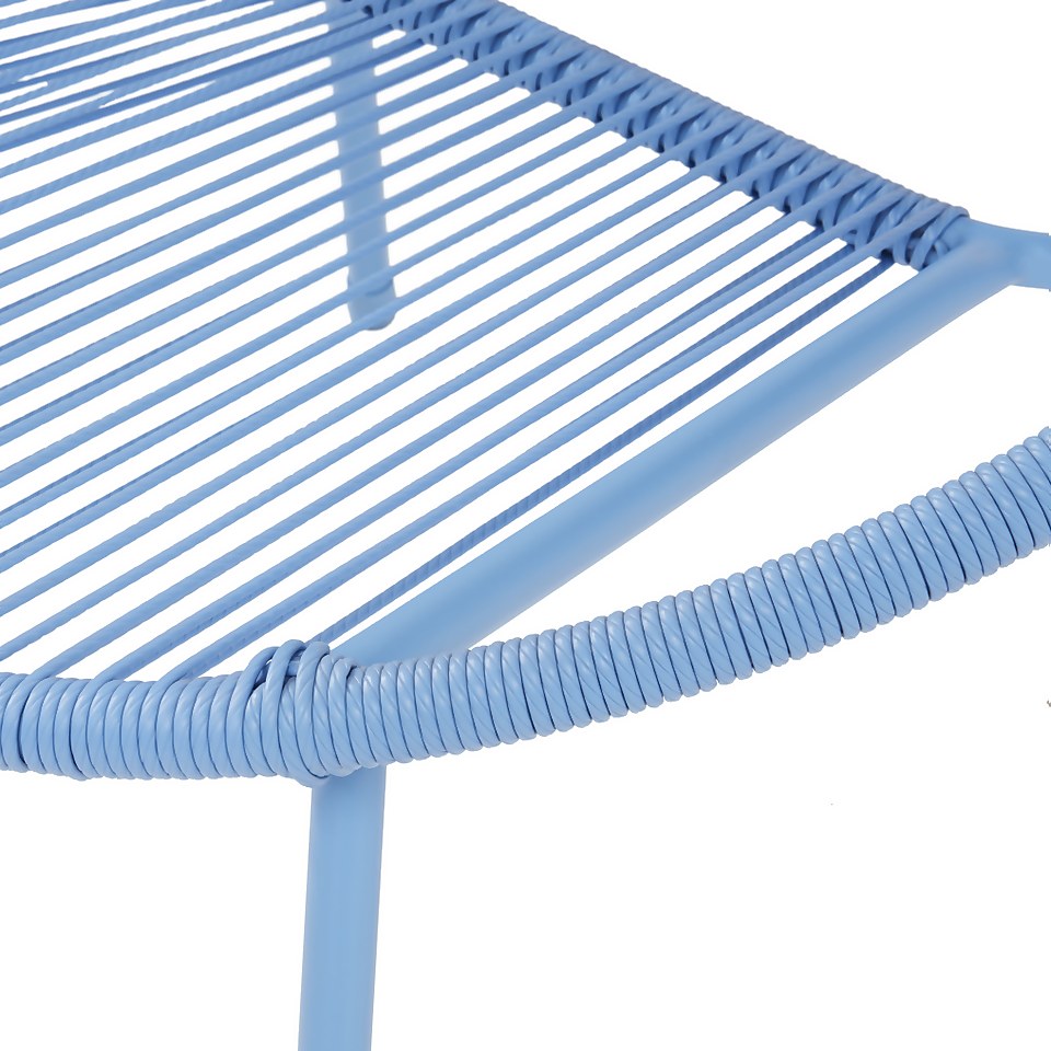 Acapulco Adult Garden Chair Blue Homebase