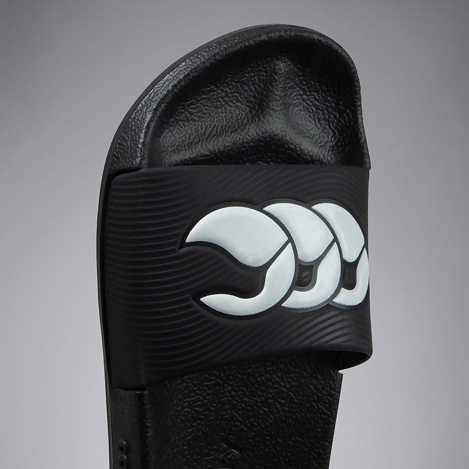 ADULT UNISEX WIDE FIT SLIDE BLACK/WHITE
