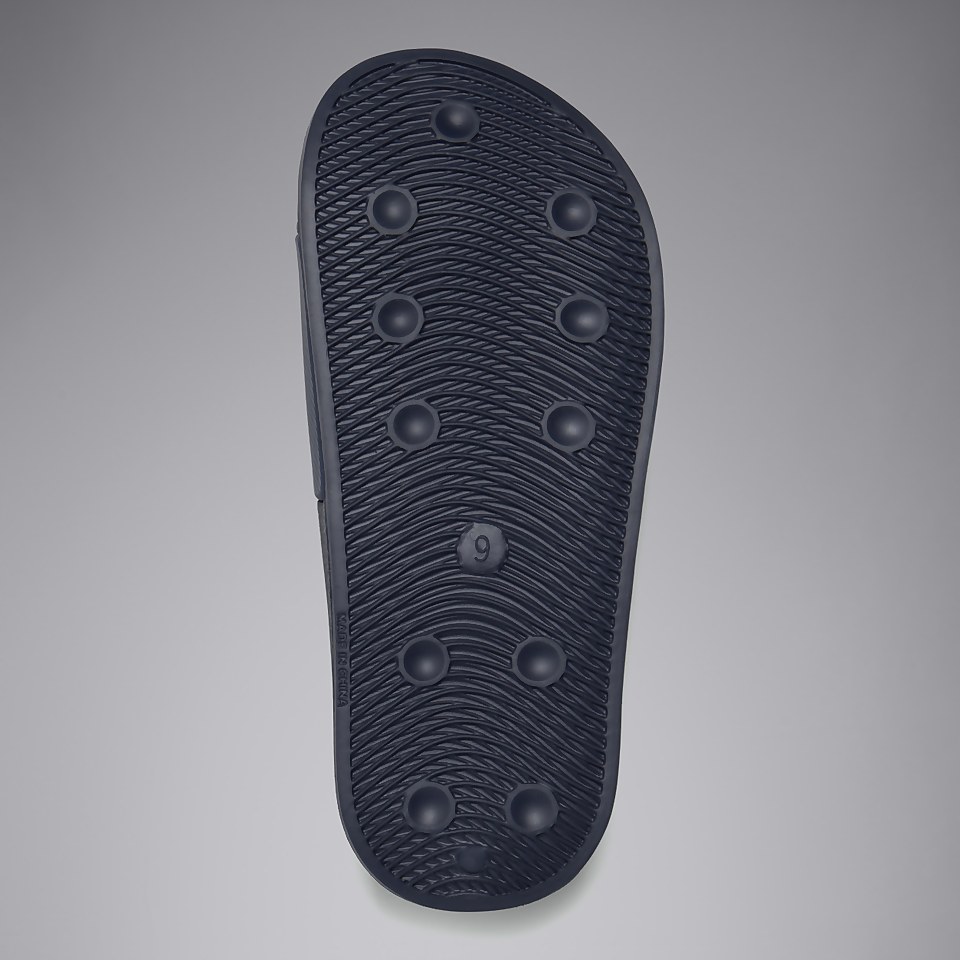ADULT UNISEX WIDE FIT SLIDE WHITE/NAVY