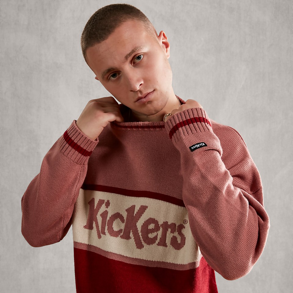 Women's Knitted Jumper Red/Pink