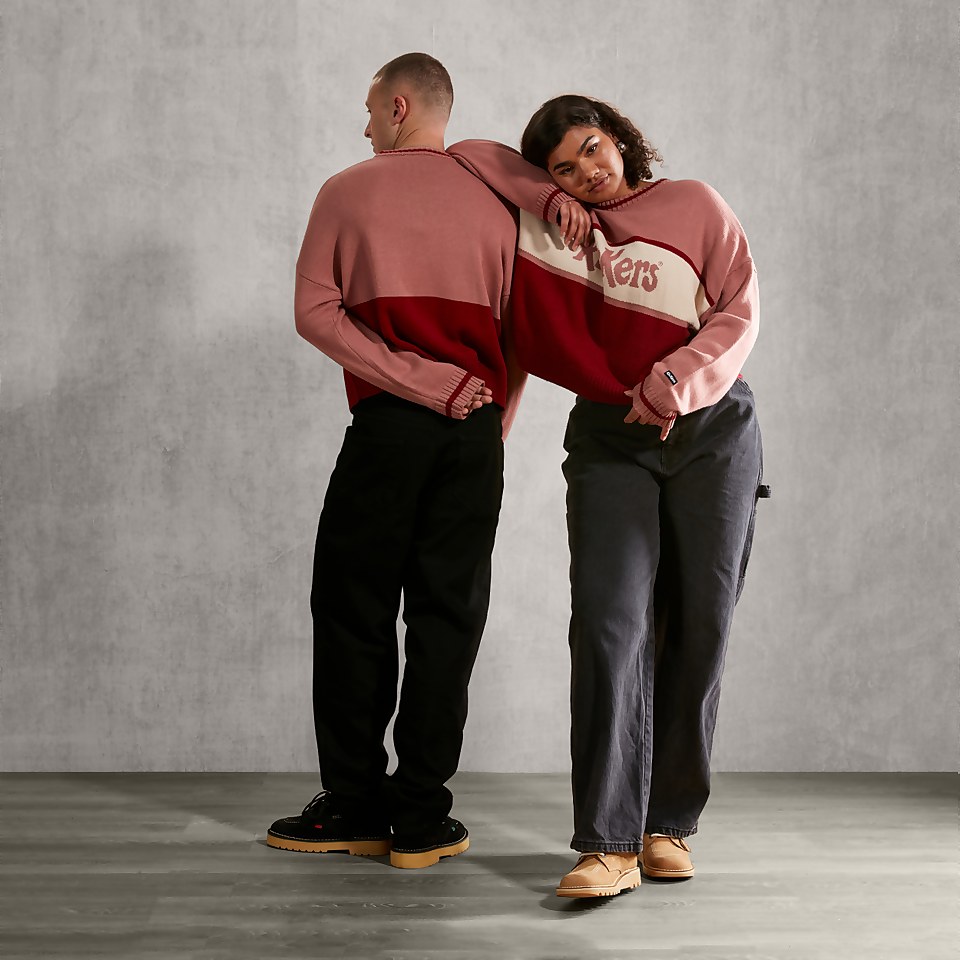 Women's Knitted Jumper Red/Pink