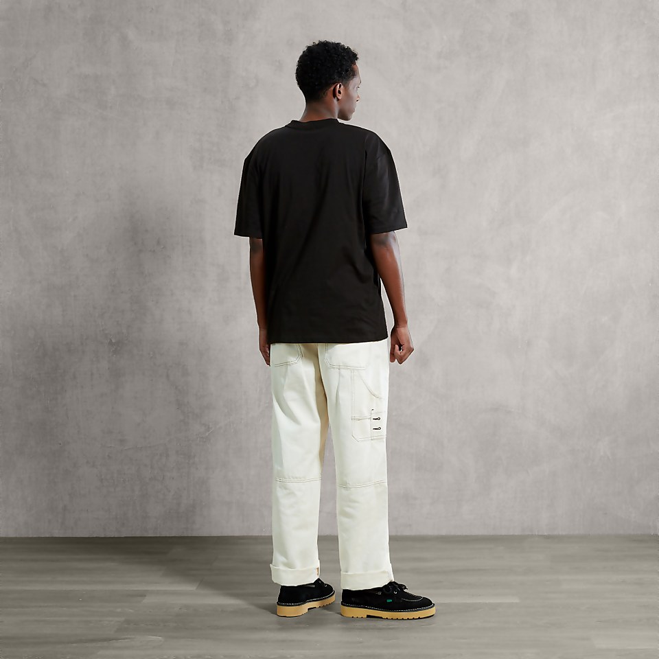 Men's Motive T-Shirt with Logo Black
