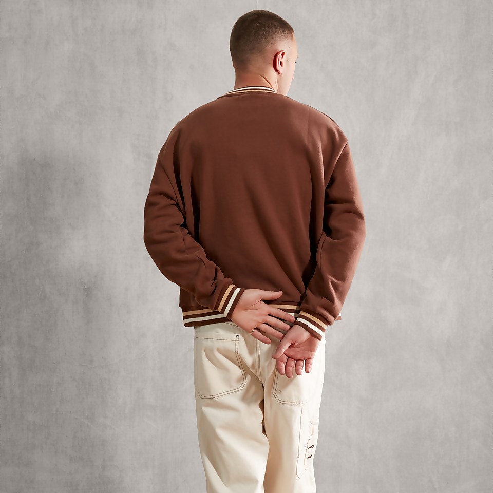 Women's Brush Back Sweatshirt Brown