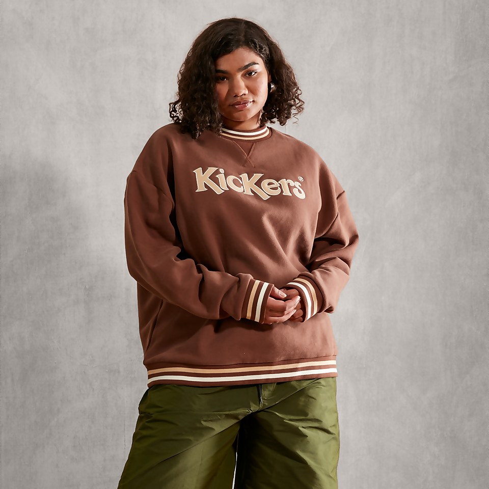 Women's Brush Back Sweatshirt Brown