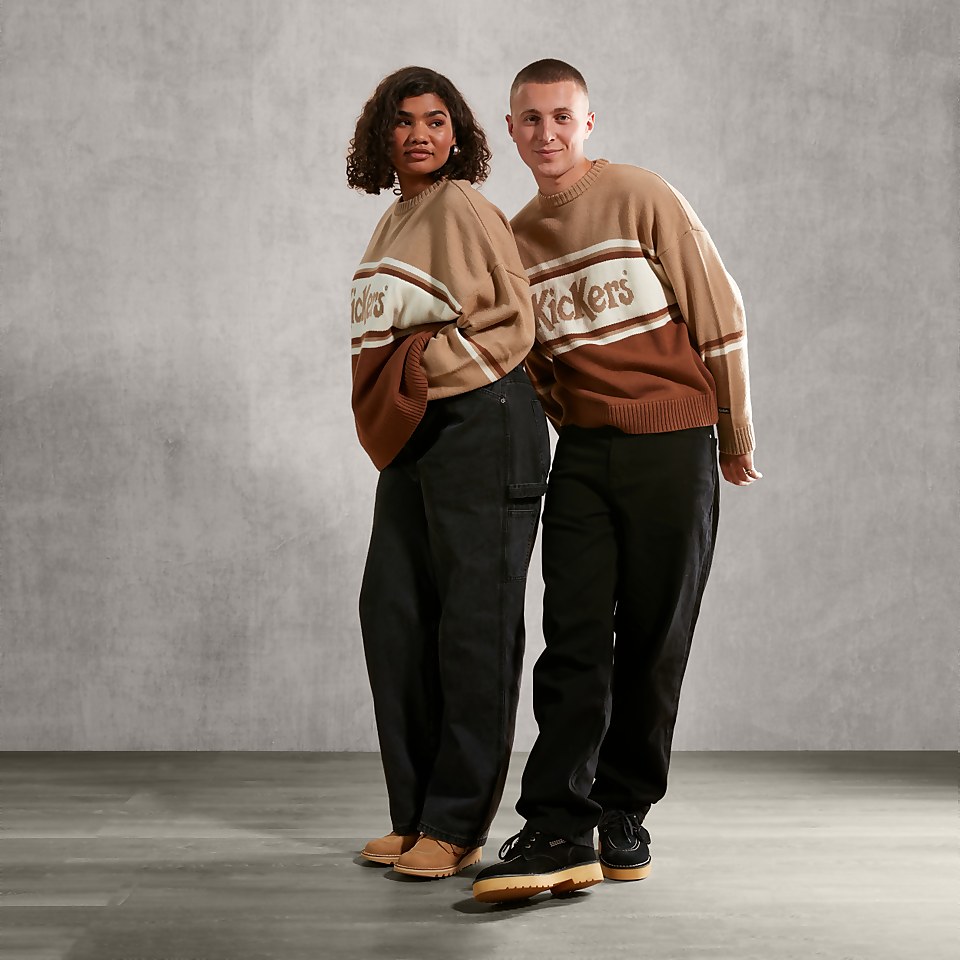 Women's Tonal Knitted Jumper Brown