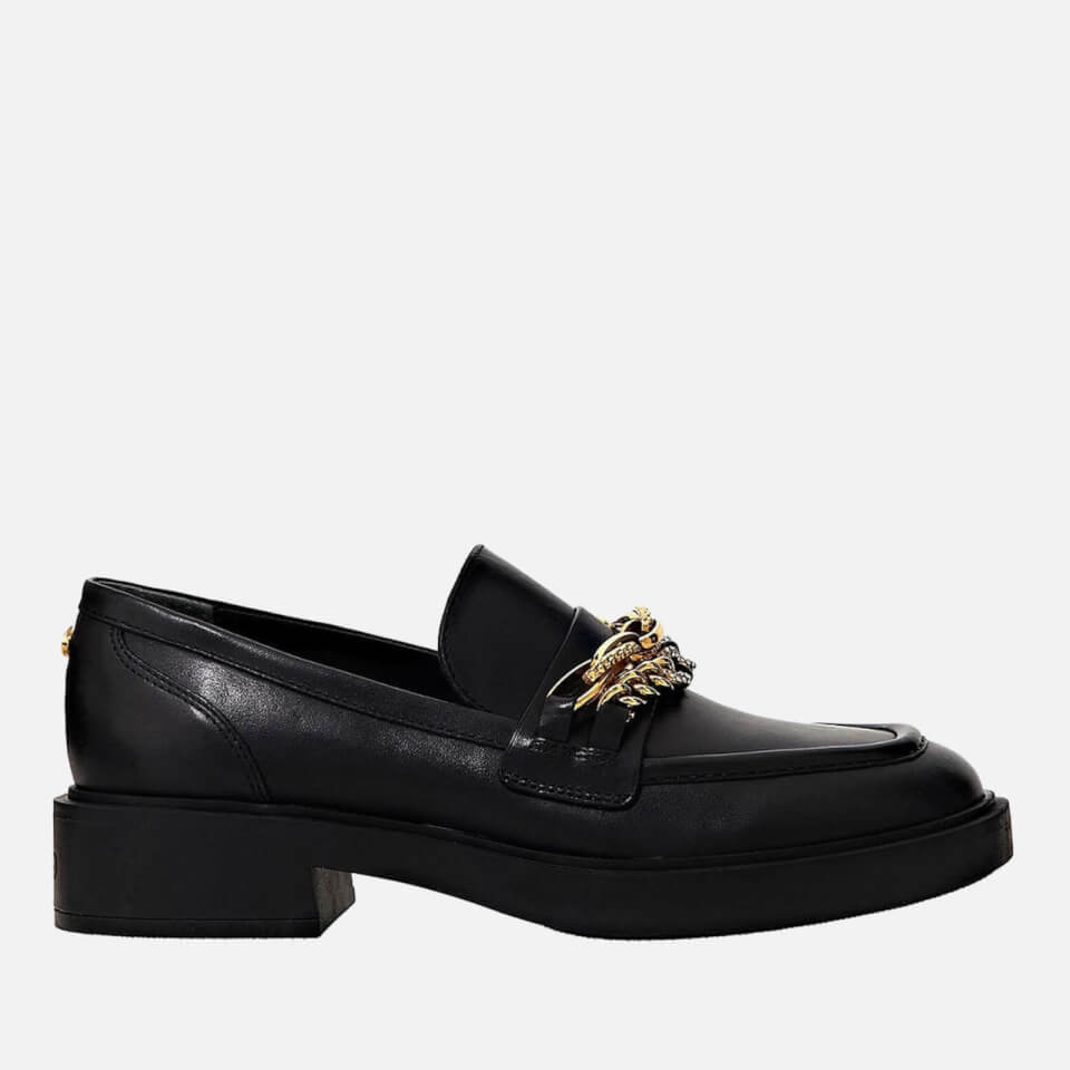 Guess Women's Kabela Chain-Embellished Leather Loafers