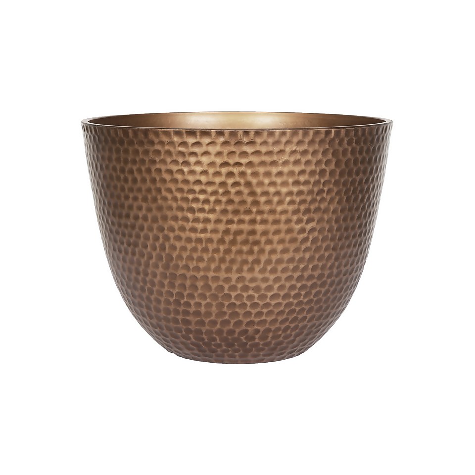 Suva Hammered Pot Bronze - 38cm