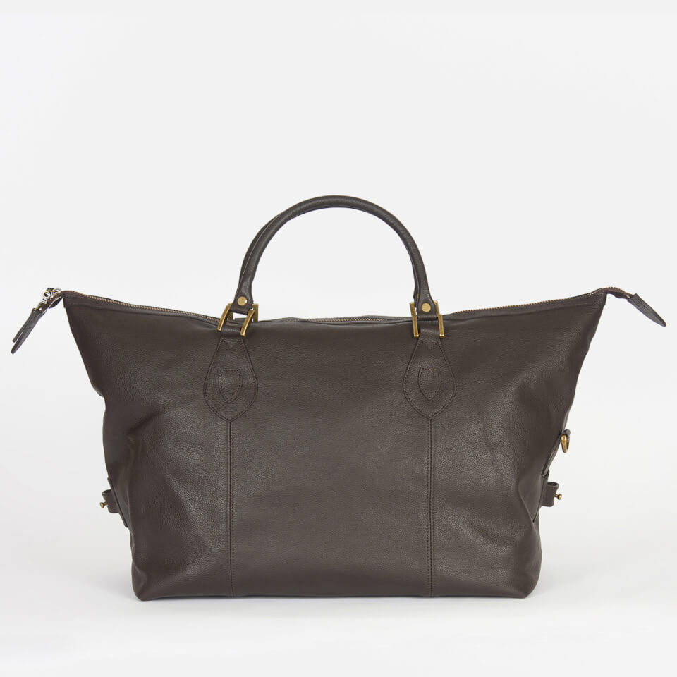 Barbour Heritage Medium Travel Explorer Leather Bag
