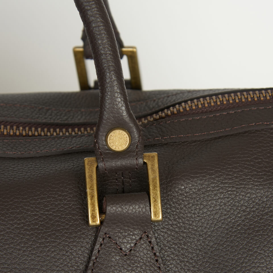 Barbour Heritage Medium Travel Explorer Leather Bag