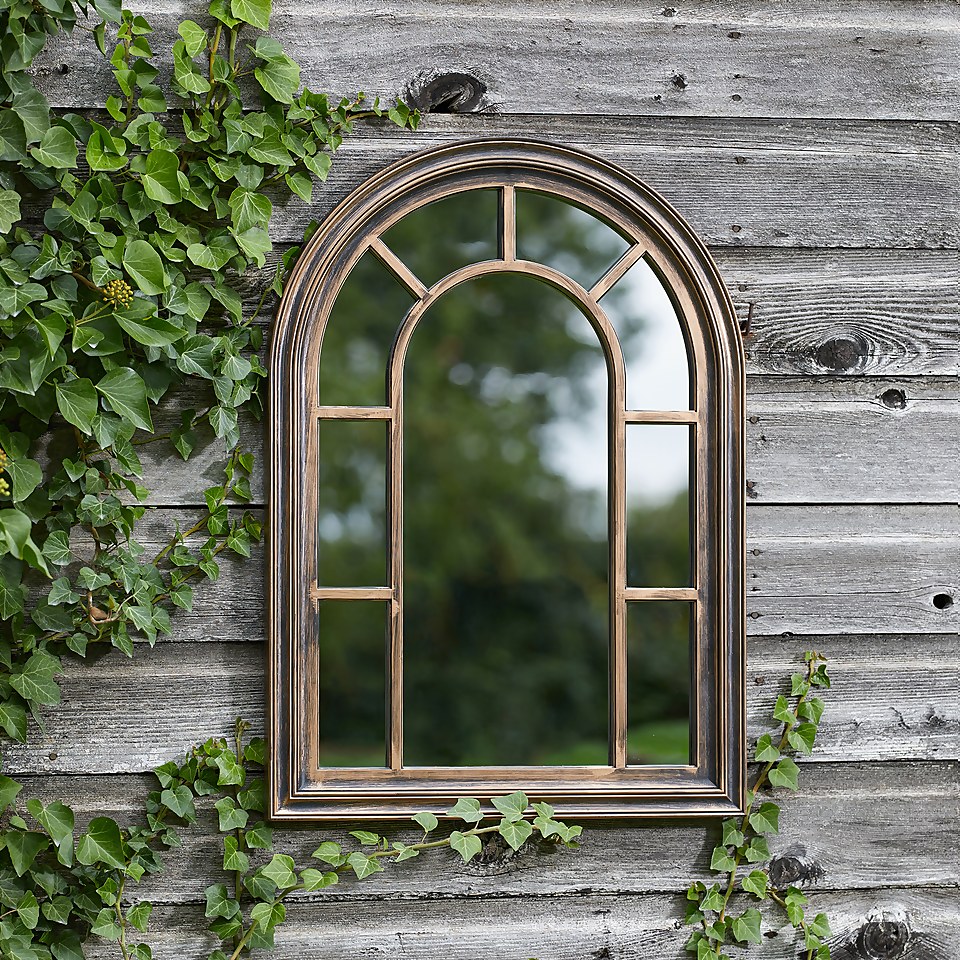 Arcadia Home and Garden Mirror Coppergris Homebase