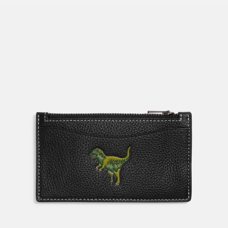 Coach Rexy Zipped Peddled Leather Cardholder