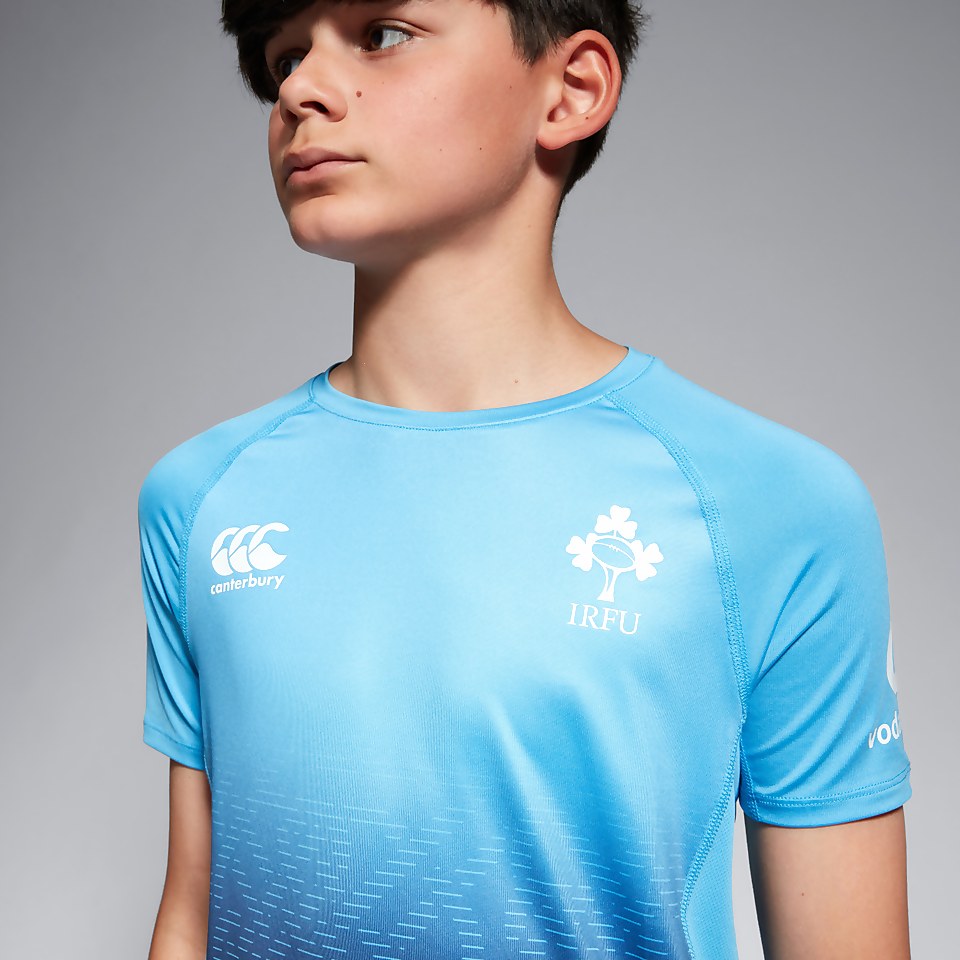 JUNIOR UNISEX IRELAND SUPERLIGHT TRAINING T-SHIRT BLUE