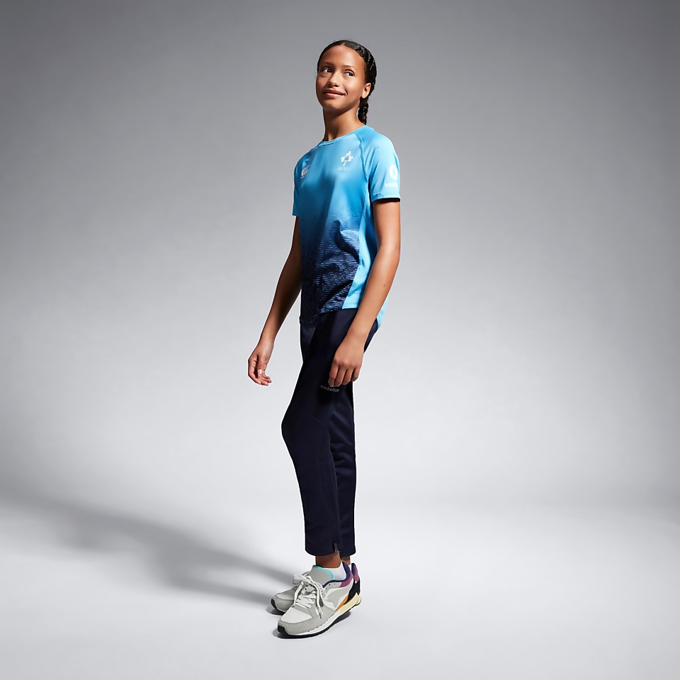 JUNIOR UNISEX IRELAND SUPERLIGHT TRAINING T-SHIRT BLUE