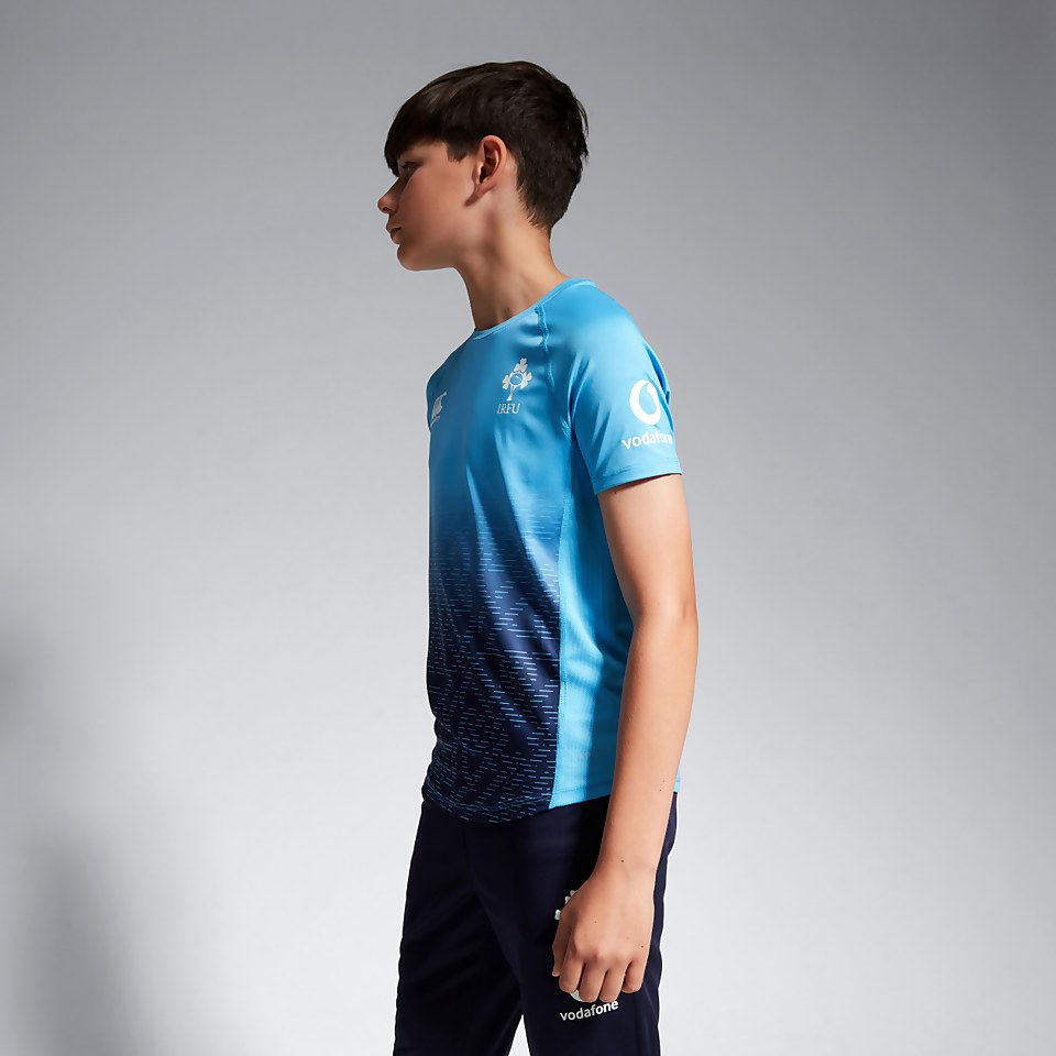 JUNIOR UNISEX IRELAND SUPERLIGHT TRAINING T-SHIRT BLUE