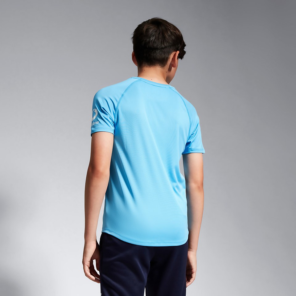 JUNIOR UNISEX IRELAND SUPERLIGHT TRAINING T-SHIRT BLUE