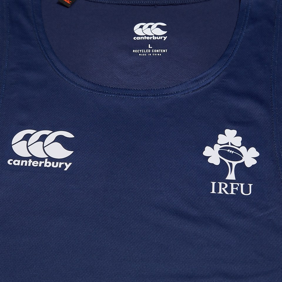 MENS IRELAND POLY TRAINING SINGLET BLUE