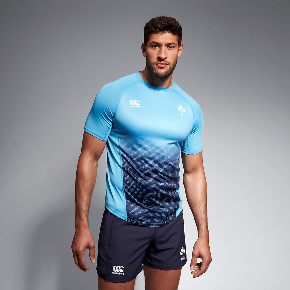 MENS IRELAND SUPERLIGHT TRAINING T-SHIRT BLUE