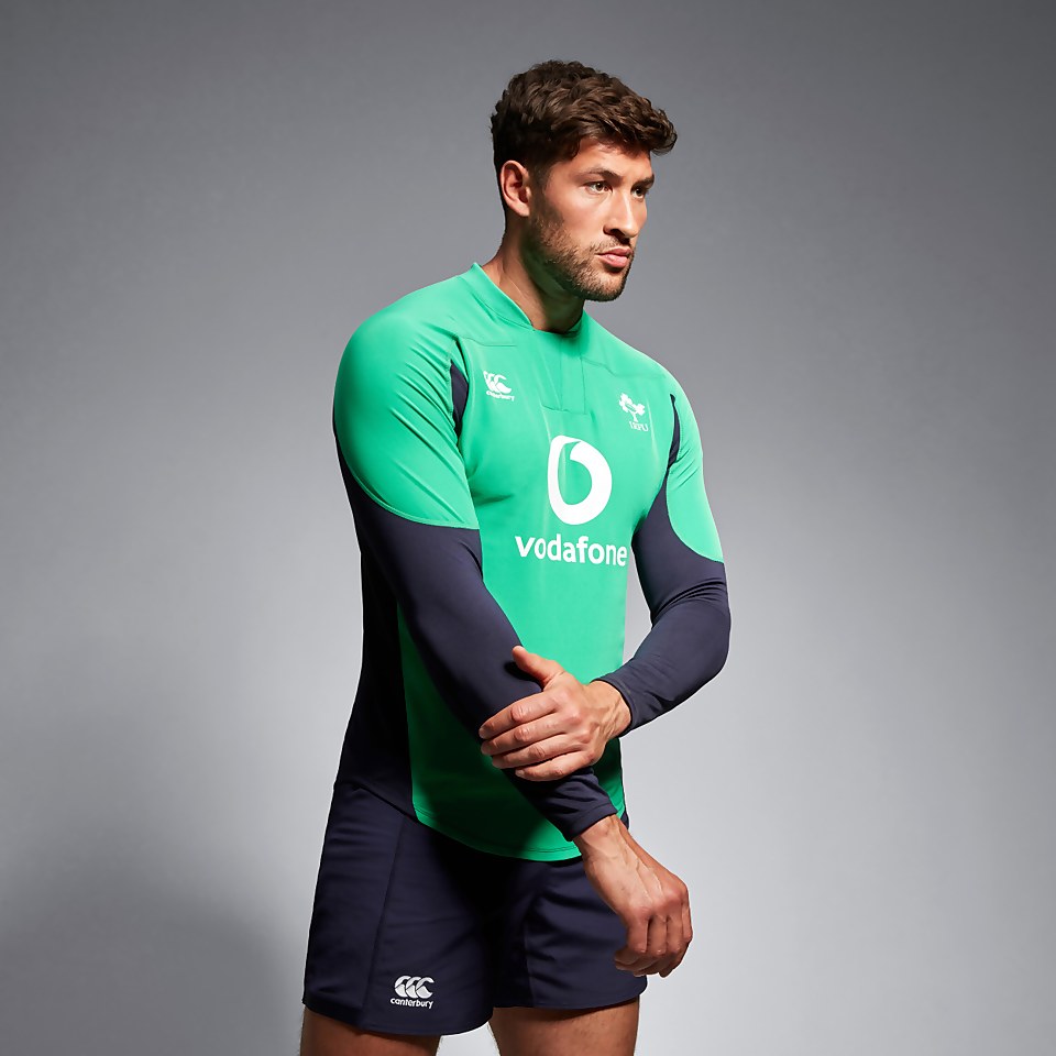 MENS IRELAND TECH DRILL TOP GREEN/BLUE