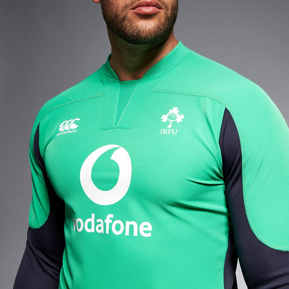 MENS IRELAND TECH DRILL TOP GREEN/BLUE