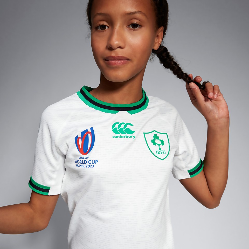 JUNIOR UNISEX IRELAND ALTERNATE PRO JERSEY JUNIOR RWC23 WHITE