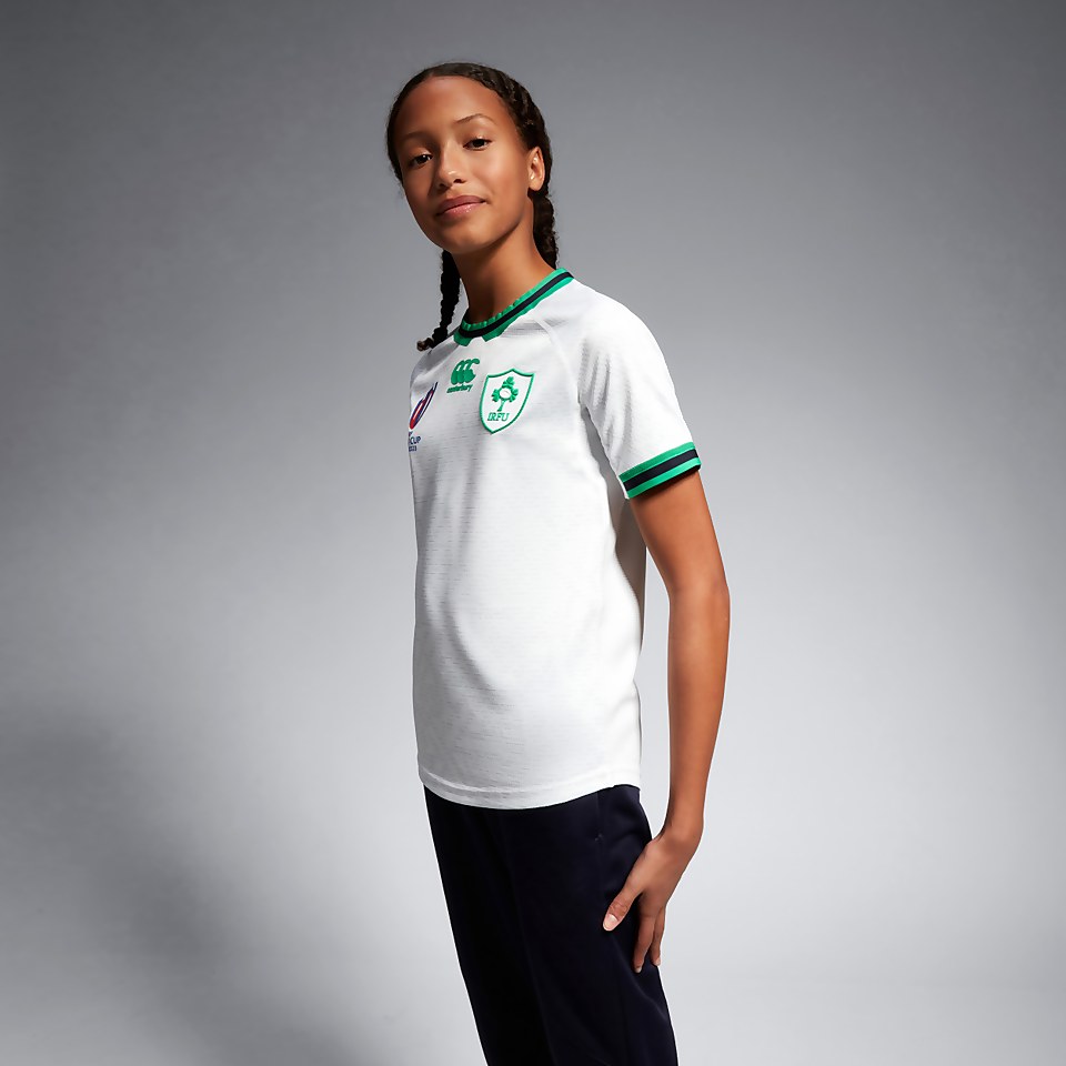 JUNIOR UNISEX IRELAND ALTERNATE PRO JERSEY JUNIOR RWC23 WHITE
