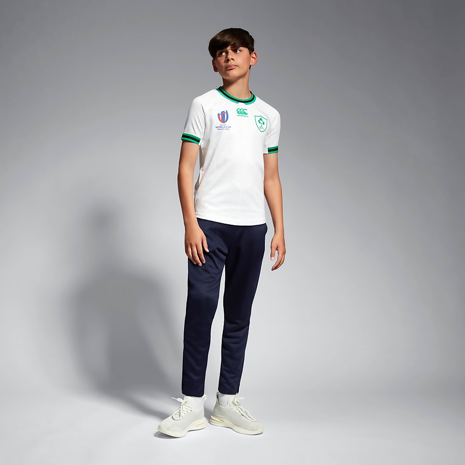 JUNIOR UNISEX IRELAND ALTERNATE PRO JERSEY JUNIOR RWC23 WHITE