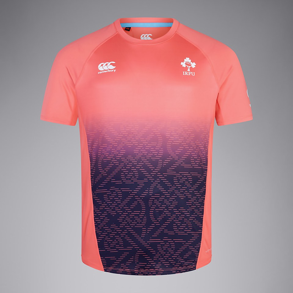 MENS IRELAND SUPERLIGHT TRAINING T-SHIRT PINK/BLUE