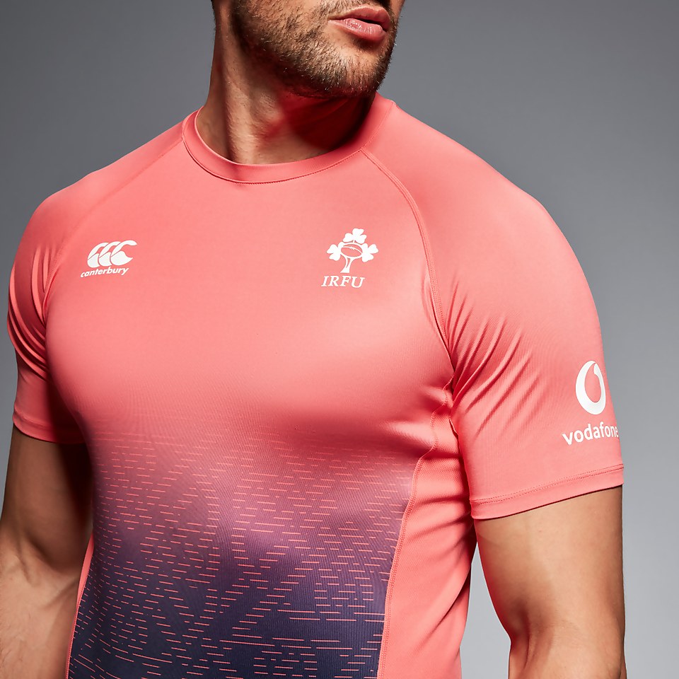 MENS IRELAND SUPERLIGHT TRAINING T-SHIRT PINK/BLUE