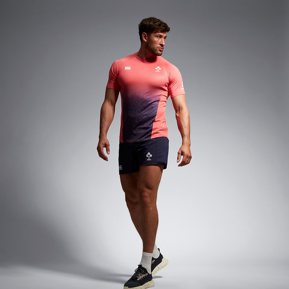 MENS IRELAND SUPERLIGHT TRAINING T-SHIRT PINK/BLUE