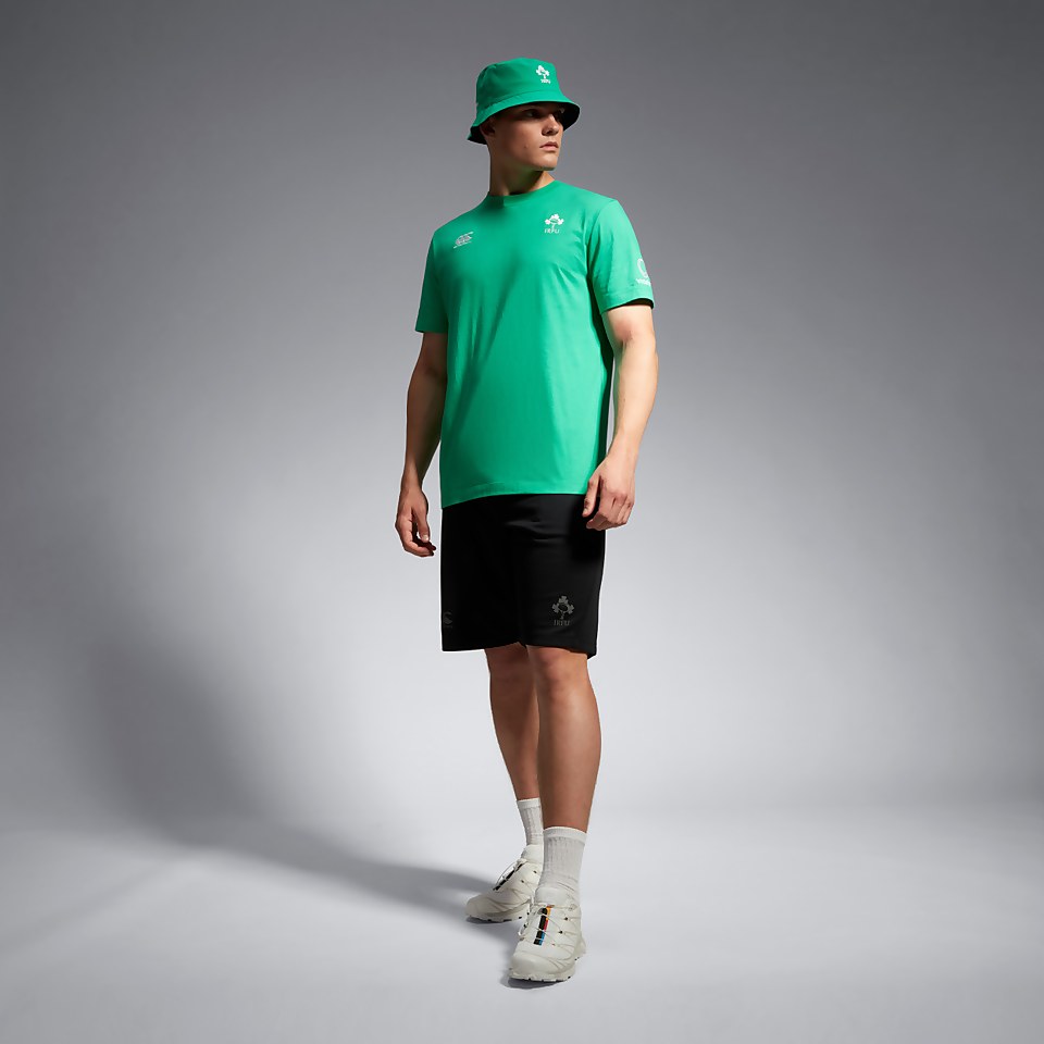 MENS IRELAND TEAM COTTON T-SHIRT GREEN/BLUE