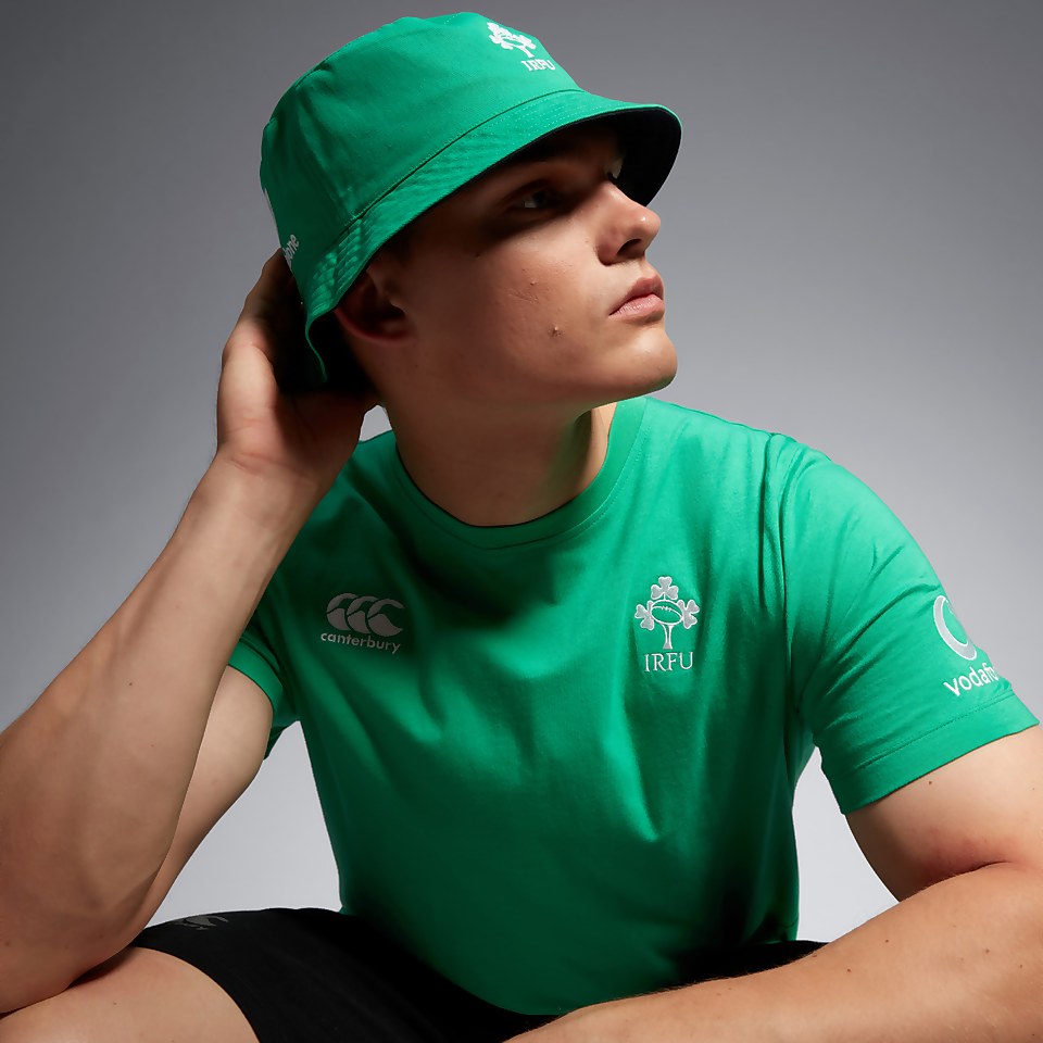 MENS IRELAND TEAM COTTON T-SHIRT GREEN/BLUE