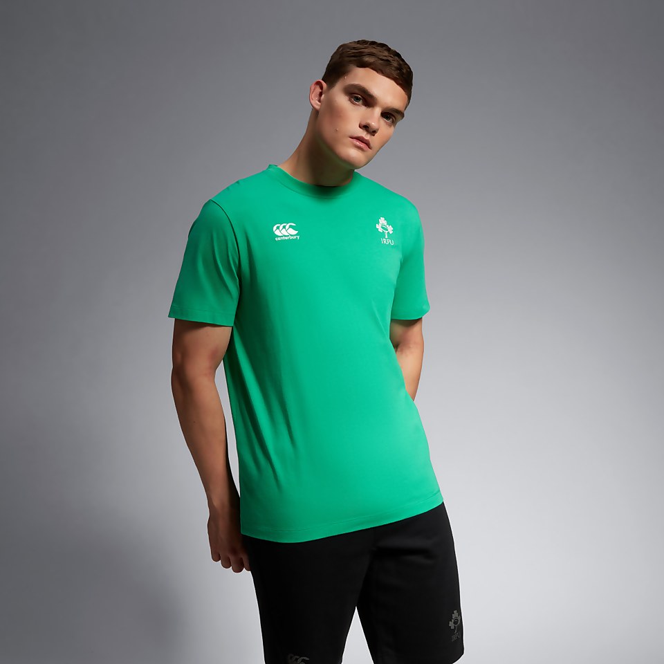 MENS IRELAND TEAM COTTON T-SHIRT GREEN/BLUE