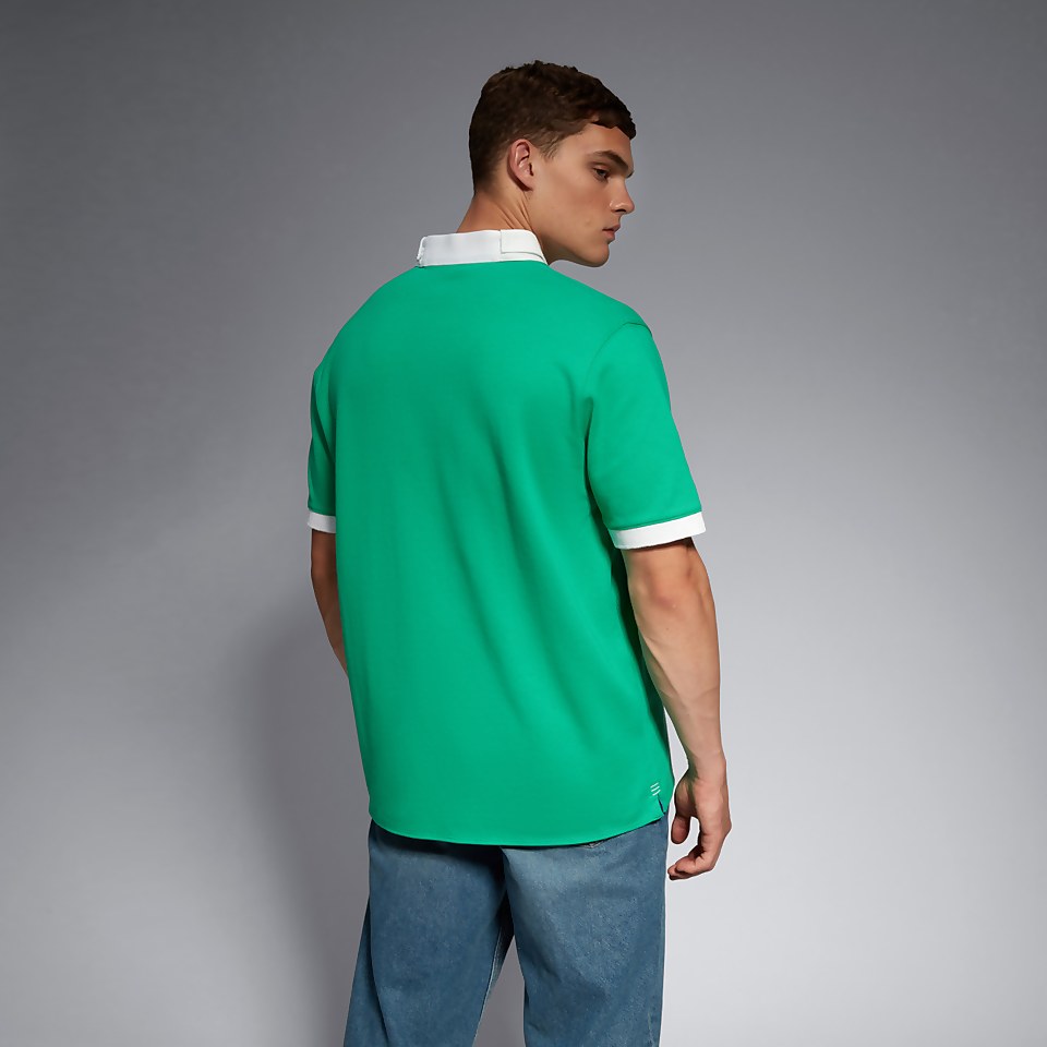 MENS IRELAND HOME SHORT SLEEVE CLASSIC RWC23 GREEN/WHITE