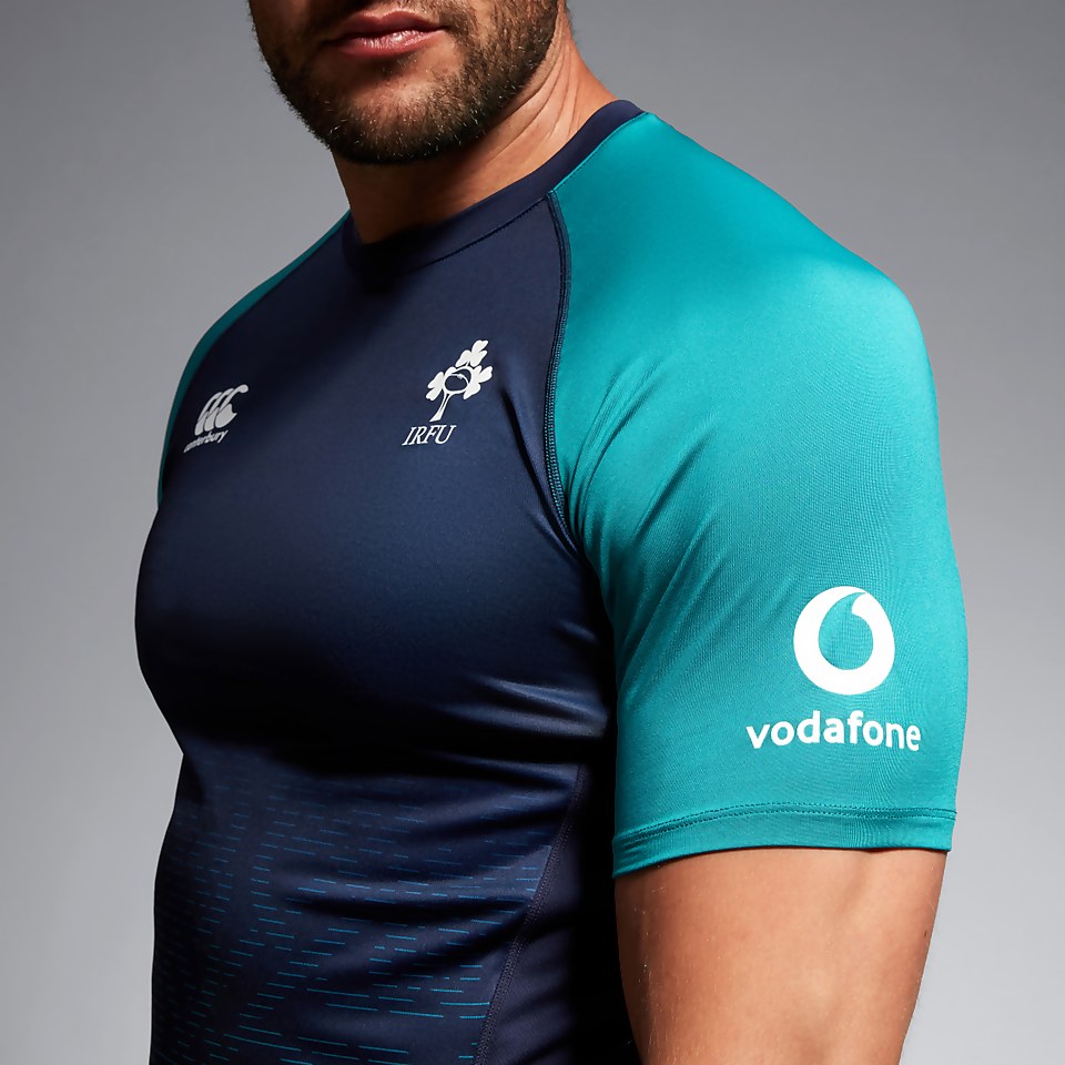 MENS IRELAND SUPERLIGHT TRAINING T-SHIRT BLUE/GREEN