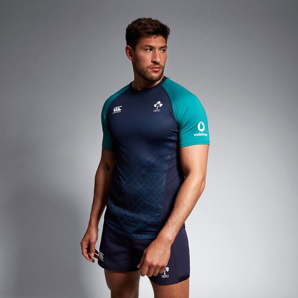 MENS IRELAND SUPERLIGHT TRAINING T-SHIRT BLUE/GREEN