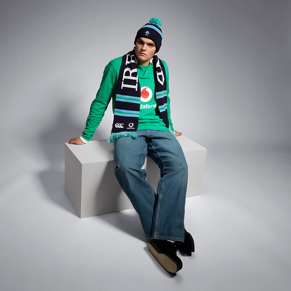 MENS IRELAND HOME LONG SLEEVE CLASSIC 23 GREEN/WHITE