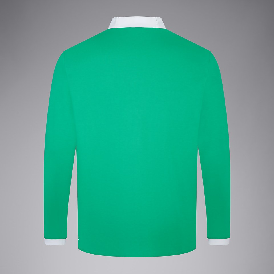 MENS IRELAND HOME LONG SLEEVE CLASSIC 23 GREEN/WHITE